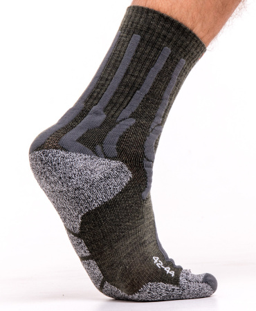 Носки X-SOCKS TREK SILVER SMU (; 39-41; E052 olive green / grey)
